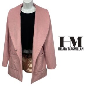 Hilary Macmillan 100% Virgin Wool Coat – Blush Pink - Size 12
